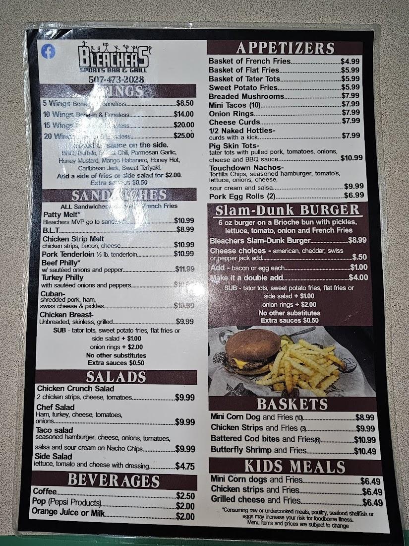 Bleachers Sports Bar and Grill